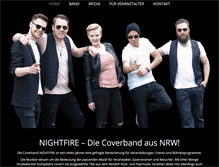 Tablet Screenshot of nightfire-band.de